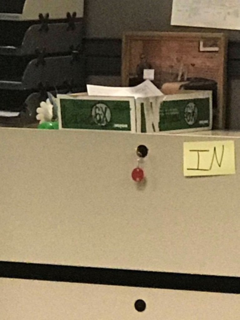 Two former employees at the Bureau of Unemployment Compensation said this box was filled with some 300 complaints from people trying to file unemployment insurance claims. The former employees said the box and its contents were taken to the office of John Feeney, the director of the BUC, and not seen again.
