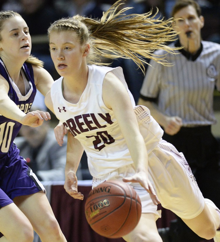 Anna DeWolfe of Greely made sure that when the state title was on the line against Hampden Academy, she would be at her best. Her ability to impact games in so many ways made her the Player of the Year.