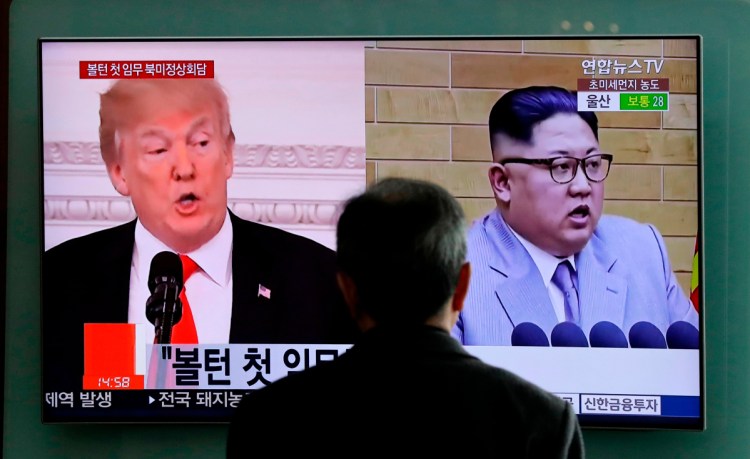 A Trump administration official said Sunday that the United States has now "confirmed that Kim Jong Un is willing to discuss the denuclearization of the Korean Peninsula." The official wasn't authorized to be quoted by name and demanded anonymity. The meeting could occur as early as May. (AP Photo/Lee Jin-man, File)