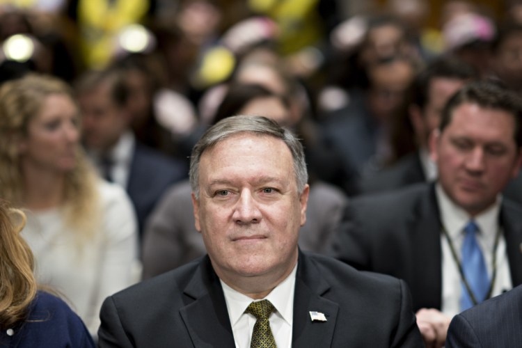 CIA Director Mike Pompeo stressed in his opening statement during his confirmation hearing on Thursday that he would commit to reinvigorating the State Department, where he said morale and staffing flagged under Rex Tillerson.