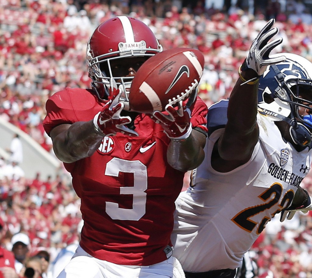 Alabama's Calvin Ridley, considered among the best receivers in the upcoming NFL draft, was scheduled for a visit with the Patriots on Wednesday.