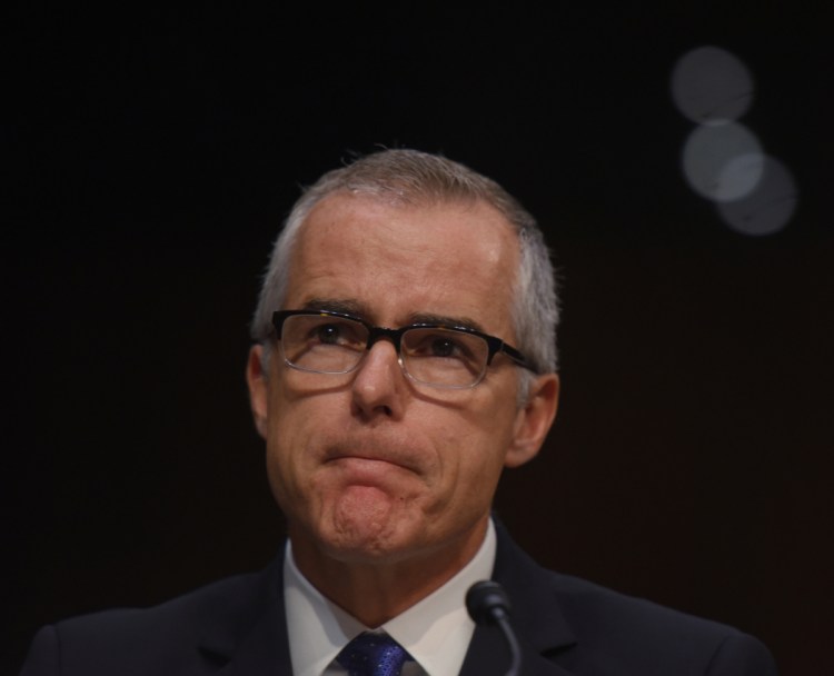 Former FBI official Andrew McCabe was fired over allegations from the Justice Department's inspector general that he authorized the disclosure of information to a reporter and then misled investigators about it.