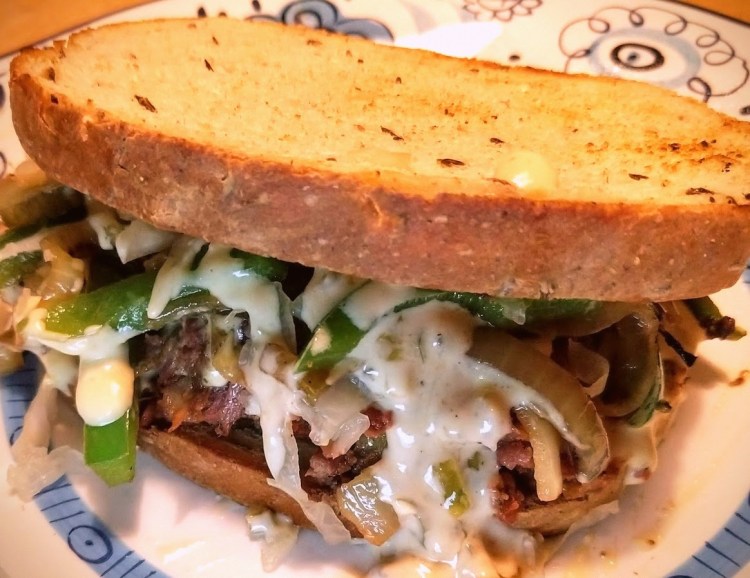 A Reuben sandwich made with jackfruit pastrami is one of the vegan dishes likely to be on the menu when the Totally Awesome Vegan Food Truck hits the street this summer.