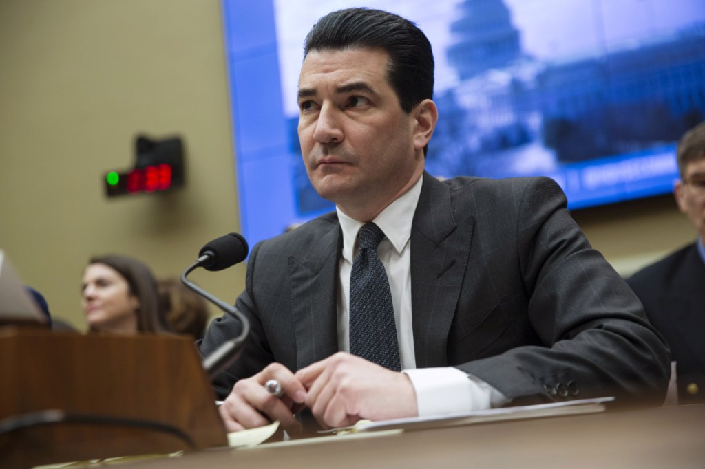 Scott Gottlieb, commissioner of the Food and Drug Administration, has announced a nationwide crackdown on the sale of e-cigarettes to minors. MUST CREDIT: Bloomberg photo by Toya Jordan Sarno