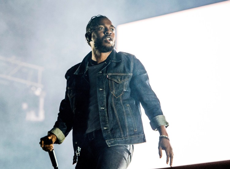 In this July 7, 2017, file photo, Kendrick Lamar performs during the Festival d'ete de Quebec in Quebec City, Canada. Lamar won the Pulitzer Prize for music this year for his album "Damn."