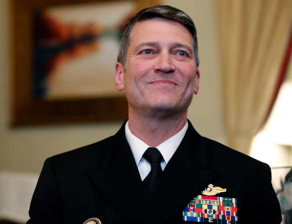 Navy Rear Adm. Ronny Jackson, M.D., President Trump's pick to lead Veterans Affairs, withdrew his nomination Thursday.