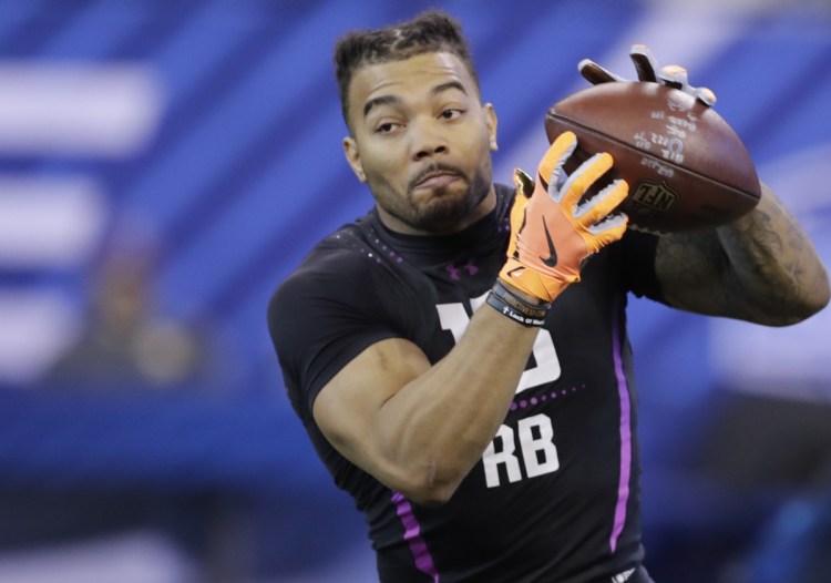 Running back Derrius Guice of LSU may have fallen to late in the second round of the draft, but Washington, which took him, said it's not worried about character questions.
