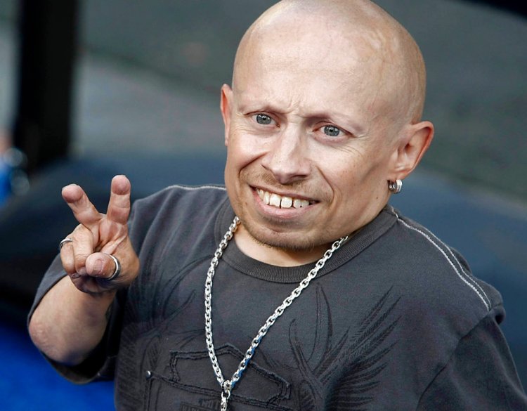 Actor Verne Troyer poses on the press line at the premiere of the feature film "The Love Guru" in Los Angeles in 2008. 