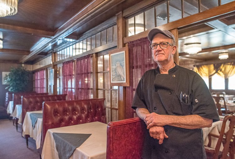 Roland Nadeau, 70, opened Rolandeau's fine-dining restaurant on Washington Street in Auburn when he was 23. He's retiring next month and the restaurant is being turned into a church.