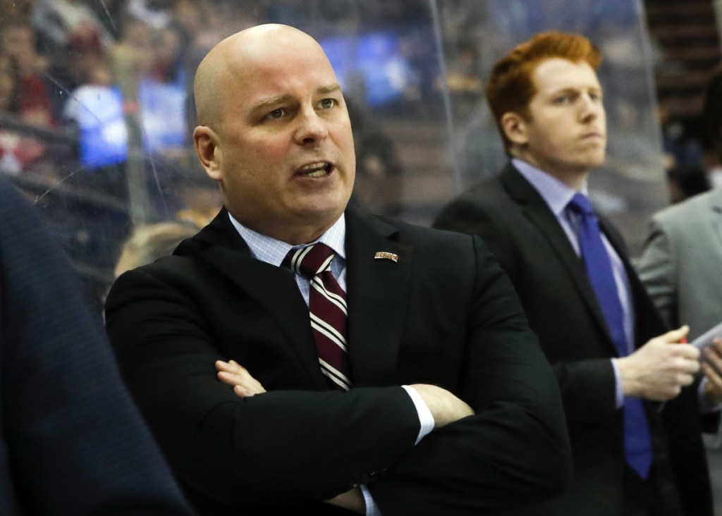Former UMaine player and Jim Montgomery is expected to be named coach of the Dallas Stars.