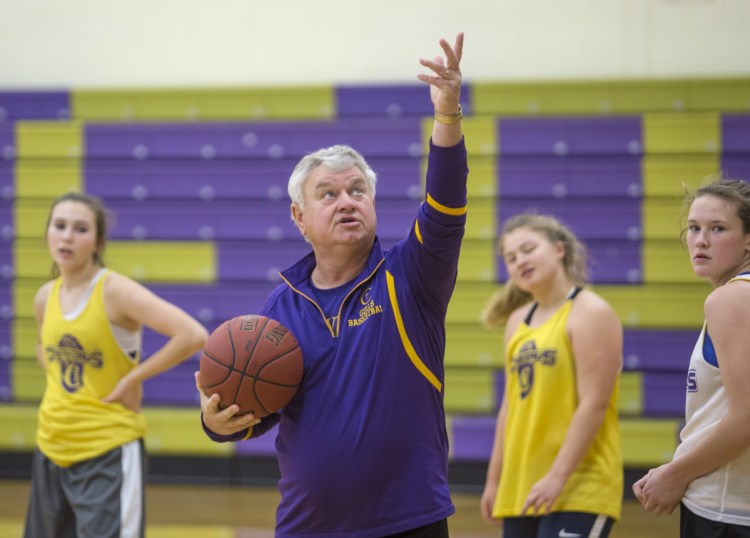 Gary Fifield, a member of four Halls of Fame, coached Cheverus to a 12-8 record last winter as the Stags advanced to the Class AA North semifinals.