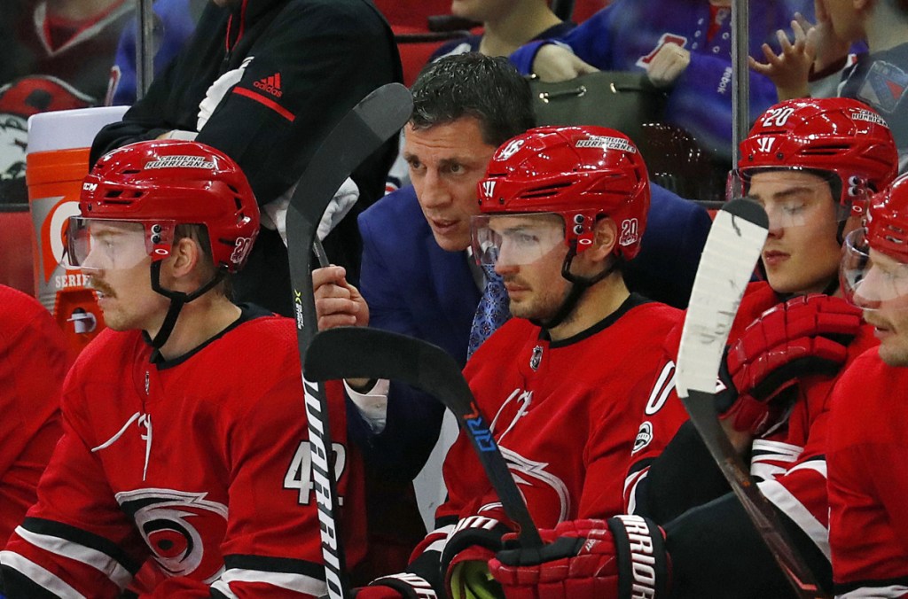 Rod Brind'Amour, a Carolina assistant since 2011, is the new coach of the Carolina Hurricanes. He was the captain when Carolina won its only Stanley Cup in 2006.