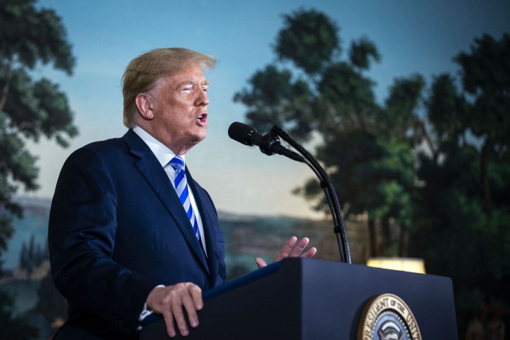 President Trump said Tuesday, in reference to U.S. allies, that "We are unified in our understanding of the threat, and in our conviction that Iran must never acquire a nuclear weapon." However, most allies are not in agreement with the U.S. on the threat posed by Iran and appealed to him not to renege on the nuclear agreement.