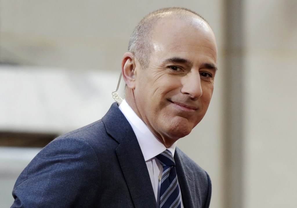 Matt Lauer, seen in 2016, when he was co-host of the NBC "Today" program, was fired in November. NBC concludes in an internal investigation ordered after Lauer's firing that it does not believe there is a culture of sexual harassment in its news division.