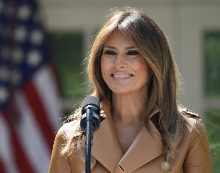 Melania Trump is back in the White House after staying at Walter Reed National Military Medical Center since Monday, when she had an embolization procedure to treat a kidney condition.