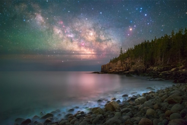 This photo won the Share The Experience photo contest, meant to draw attention to national parks, and was taken in Acadia National Park by Manish Mamtani. 
  
 Manish Mamtani photo, courtesy of U.S. Department of the Interior