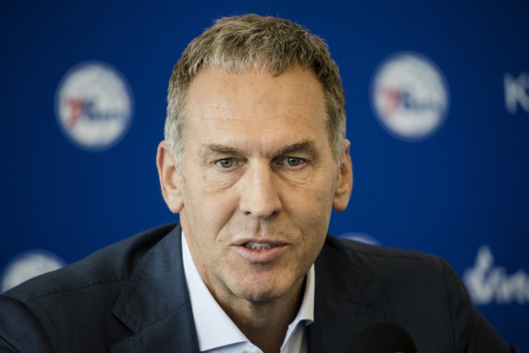Bryan Colangelo, general manager of the Philadelphia 76ers.