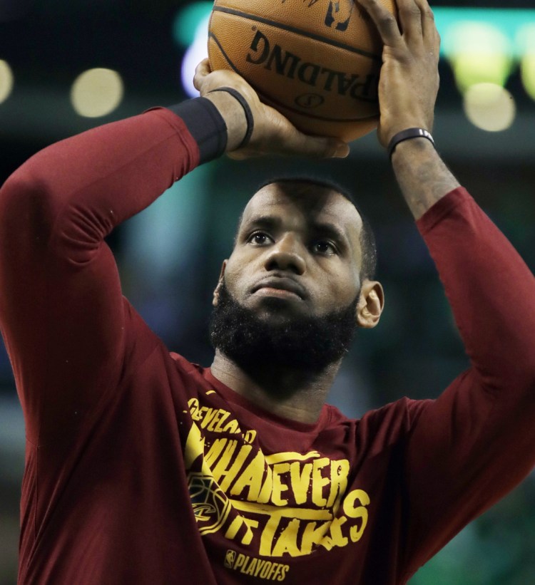 LeBron James will be playing in the NBA finals for the eighth consecutive season.
