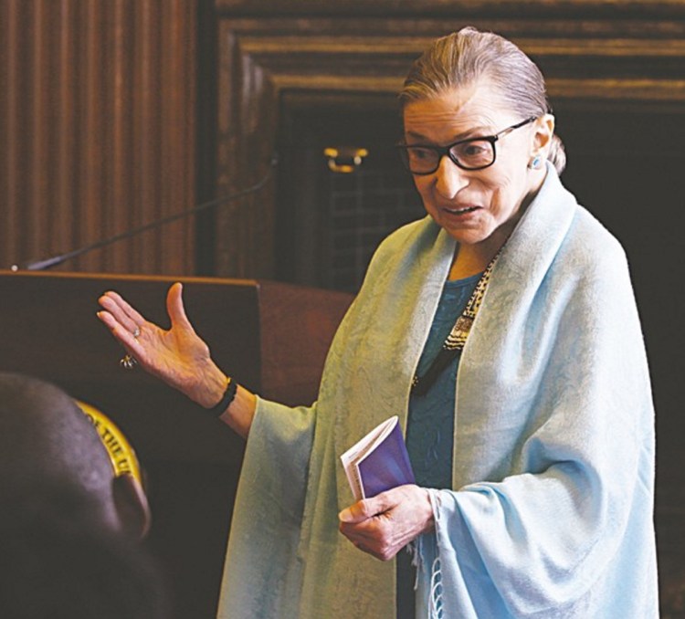 Supreme Court Justice Ruth Bader Ginsburg is the subject of the recently released "RBG."