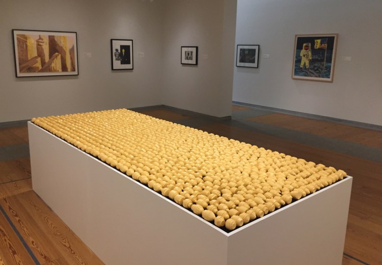 "Over One Thousand Individual Works," by Allan McCollum, 1989.