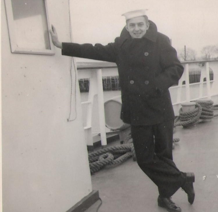 To ensure the smooth sailing of any craft – literal or metaphorical – one must respond quickly to the return of the captain, says humble, seen aboard the Coast Guard cutter Laurel in 1957.