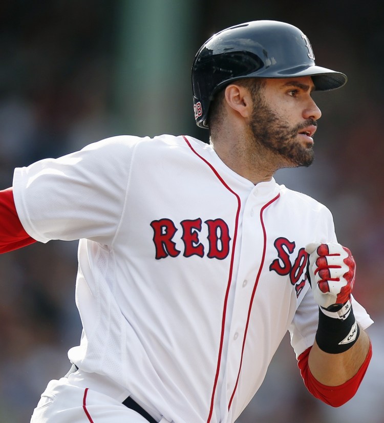 The ball's over the fence and J.D. Martinez is rounding the bases at Fenway Park. It's a familiar sight, one the Boston Red Sox hope to continue seeing throughout the summer.