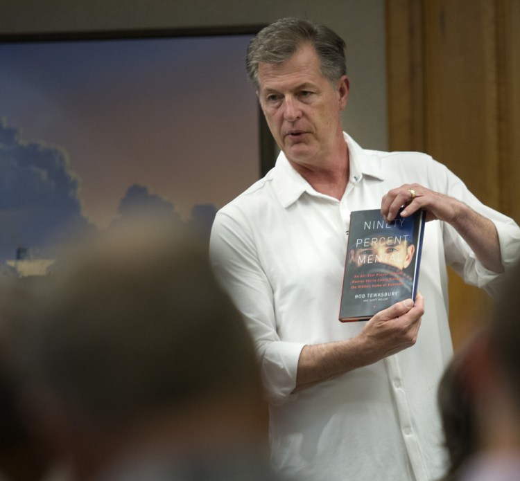 Since his retirement in 1998, former major league pitcher Bob Tewksbury has worked to help athletes find a mental edge. He was in Portland to discus his book, "Ninety Percent Mental."