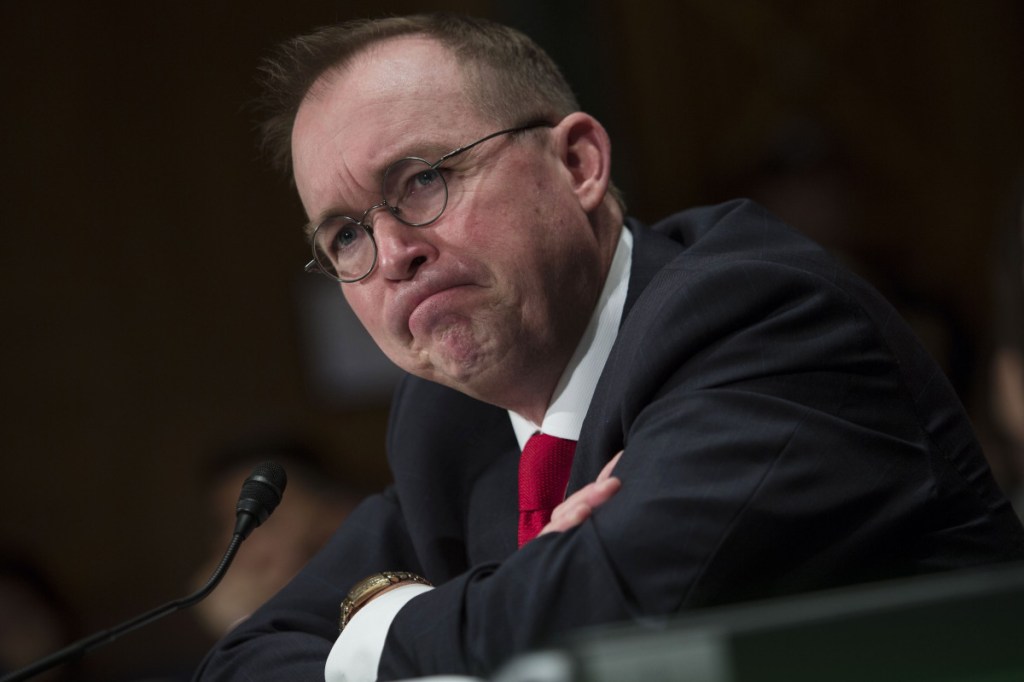 Mick Mulvaney, director of the Office of Management and Budget, has led the government reorganiation effort.
Bloomberg/Toya Sarno Jordan