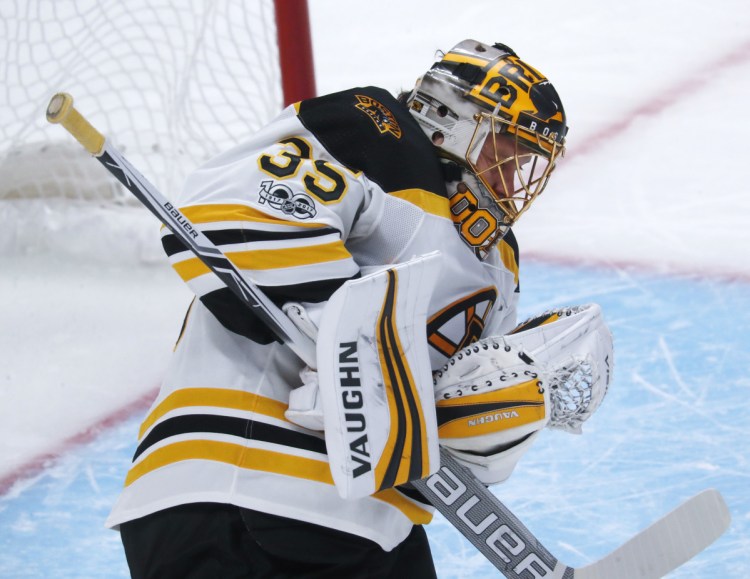 Anton Khudobin, backup goalie for the Bruins, has decided to test the free-agent market.