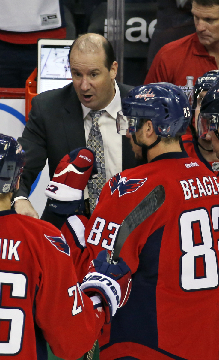Todd Reirden coached the defensemen as an assistant for four years, and Friday he was named new coach of the Stanley Cup champion Washington Capitals.