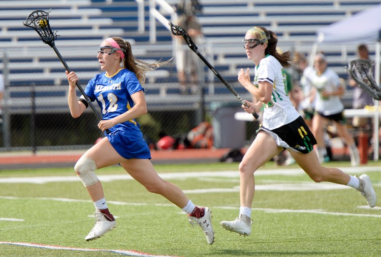 After tearing the ACL in her left knee two years ago, Falmouth’s Caitlyn Camelio diligently worked to not only recover from that injury but to improve her lacrosse skills.