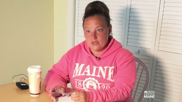 Alicia Chick says she requested that her daughter Kendall live with her grandfather Stephen Hood and his fiancée, Shawna Gatto, in Wiscasset. "I trusted these people," she said.