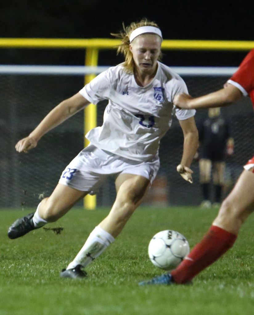Emily Archibald made an immediate impact in her first varsity sports season, helping Kennebunk reach the Class A South soccer final.