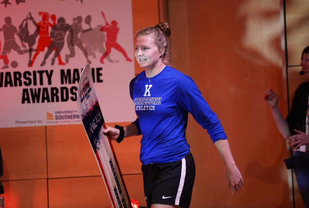PORTLAND, ME - JUNE 26: FAB FRESHMAN: Emily Archibald of Kennebunk during the Varsity Maine Awards Tuesday June 26, 2018. (Staff photo by Shawn Patrick Ouellette/Staff Photographer)