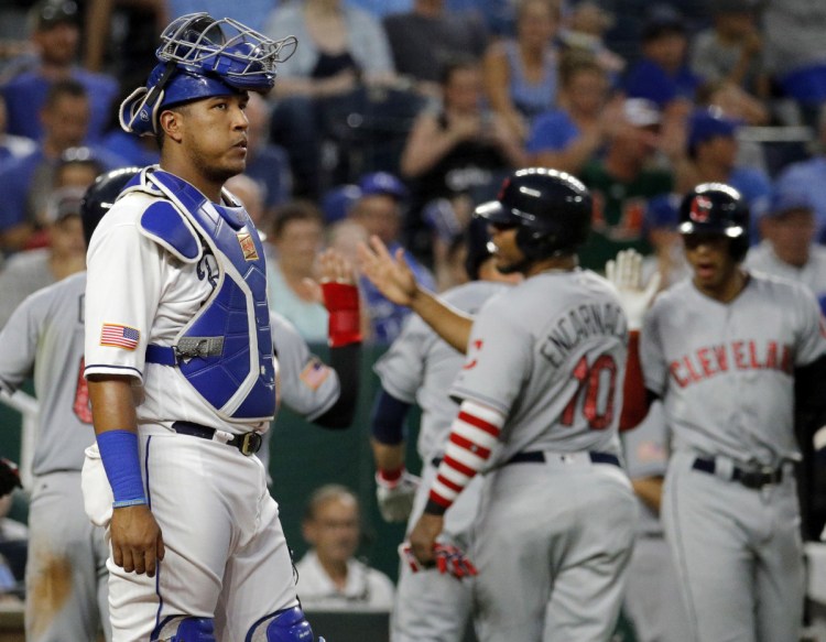 Catcher Salvador Perez is one of the reasons the Royals have struggled this season. In the third year of a $52 million, six-year deal, he is hitting .255 with 11 homers and 33 RBI. Kansas City has lost 24 of its last 28 games.
