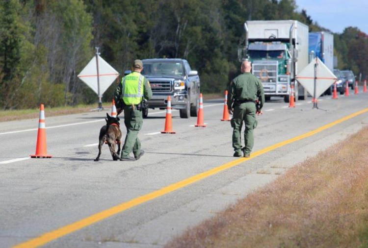 U.S. Border Patrol agents operate a citizenship checkpoint June 21 along Interstate 95 between Howland and Lincoln. Such checkpoints are normal – and necessary – in the Southwest, a reader says.