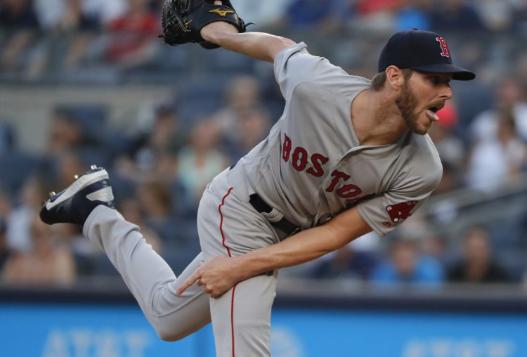 Chris Sale admits that he was gung-ho from the start last season for the Red Sox to prove to his new team that he was truly an ace. This year the priority has changed. Greatly.