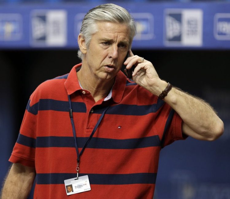 Dave Dombrowski, president of baseball operations for the Boston Red Sox, figures to be a busy man leading into MLB's non-waiver trade deadline on July 31. (AP Photo/Chris O'Meara)