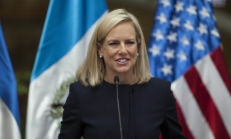 U.S. Homeland Security Secretary Kirstjen Nielsen says there are no indications Russia is focused on this year's midterm elections the way it targeted the 2016 presidential election.