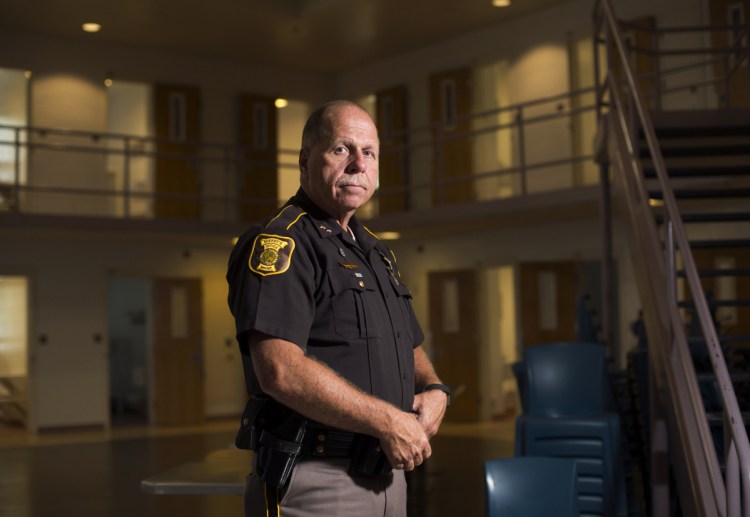 Cumberland County Sheriff Kevin Joyce poses for a portrait at the county jail in July 2018.