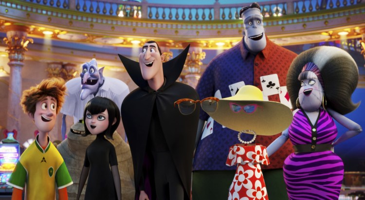 A scene from "Hotel Transylvania 3: Summer Vacation," which earned $44.1 million from North American theaters.