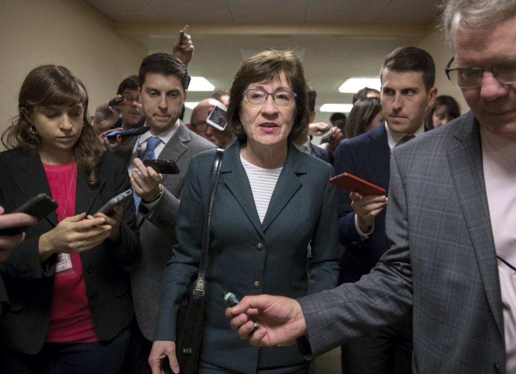 A reader says he won't vote again for Sen. Susan Collins unless she's an independent.