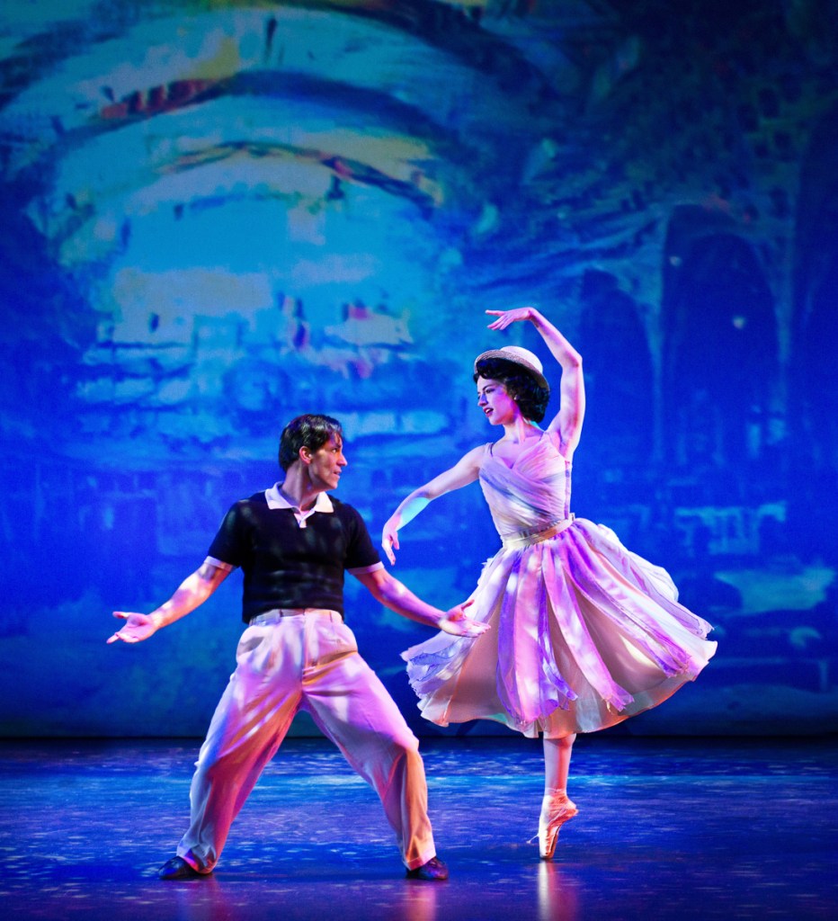 Clyde Alves and Julie Eicher are captivating as Jerry Mulligan and Lise in "An American in Paris."