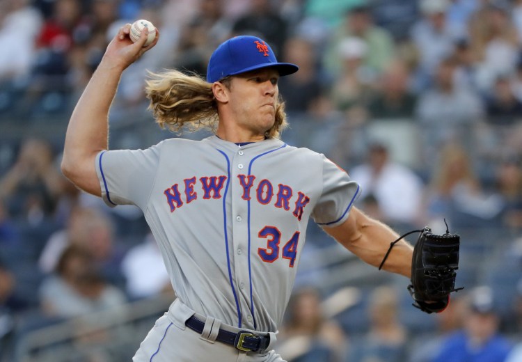 New York Mets starting pitcher Noah Syndergaard was put back on the disabled list, this time with hand-foot-and-mouth disease.