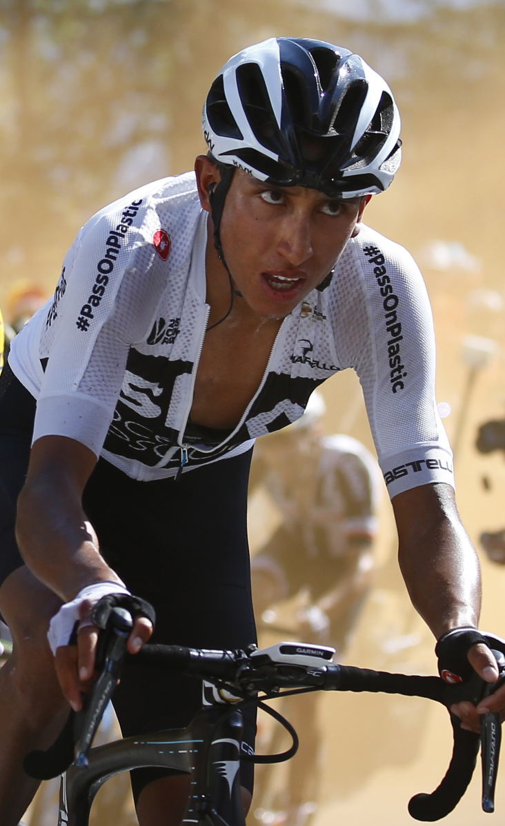 Egan Bernal of Colombia has the power and speed to break away and establish himself for the future in the Tour de France.