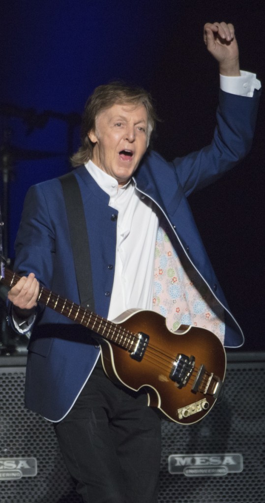 Paul McCartney performs in Tampa, Fla., earlier this year.