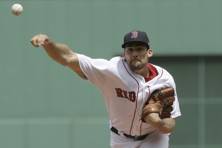 Nathan Eovaldi made a strong debut with the Boston Red Sox on Sunday afternoon, pitching seven shutout innings against the Minnesota Twins at Fenway Park. Eovaldi allowed four hits, struck out five and didn't walk a batter in Boston's 3-0 win.