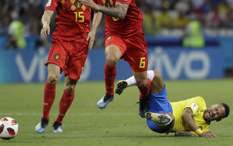 It wasn't just his body that took a hit at the World Cup. It was his image. Neymar, the Brazilian striker who so obviously over-reacted to fouls, attempted to cast himself in a new light through a commercial Sunday. Instead he simply opened himself to more criticism.