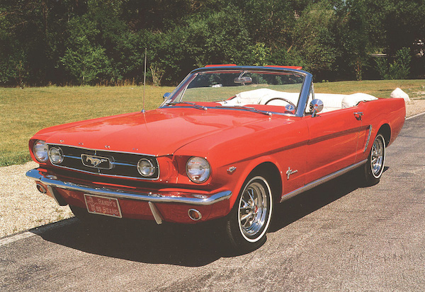 A 1965 Ford Mustang.