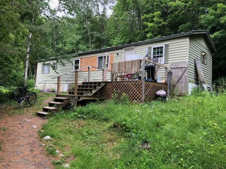 Police said a man was shot in the head Sunday with a pellet gun at this home at 44 Joyce St. in Skowhegan. The victim's father, Jade Goodridge, said Tuesday that the projectile actually was a BB, not a pellet.